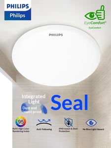 Plafonnier LED IP44 pour Balcons, Couloirs, Toilettes, Cuisines, Salles de Bain, Chambres - Conception Anti-éclaboussures - Product Image 1