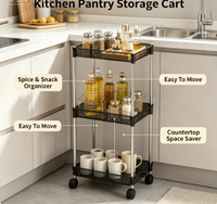 Étagère organisatrice de bouteilles d'eau en plastique acrylique transparent à 2/3/4 niveaux pour la cuisine