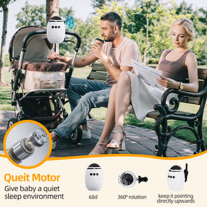 جهاز هزاز عربة الروك: يجمع بين الاهتزاز والضوضاء البيضاء وموسيقى البلوتوث لتهدئة الطفل في عربات التي تجرها الدواب - Product Image 6