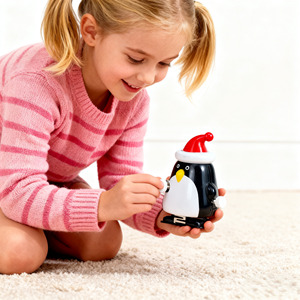 Pingouin <span class=keywords><strong>de</strong></span> <span class=keywords><strong>Noël</strong></span> Jouets Cadeau <span class=keywords><strong>de</strong></span> vacances Donner des fêtes à thème d'hiver Jouets <span class=keywords><strong>de</strong></span> pingouin en plastique Jouets <span class=keywords><strong>de</strong></span> <span class=keywords><strong>Noël</strong></span> - Product Image 1