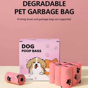 Sacs à déjections portables 2026 Hotsell pour chiens/chats – Sacs écologiques pour l'élimination des excréments d'animaux, résistants aux odeurs, en plastique et cuir - Product Image 6