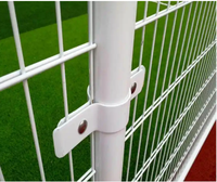 Panneau de clôture anti-coupure 2D 868 656 à double treillis métallique thermolaqué pour clôture routière, directement de l'usine