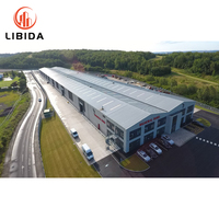 Usine de construction professionnelle à faible coût Usine de construction métallique Usine en acier