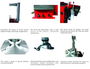 UE-8586 Tự Động Lốp <span class=keywords><strong>Changer</strong></span> 10 "-24" Đu Cánh Tay Lốp <span class=keywords><strong>Changer</strong></span> Nhà Máy Giá Xe Sửa Chữa Cửa Hàng Công Cụ Lốp <span class=keywords><strong>Changer</strong></span> - Product Image 5