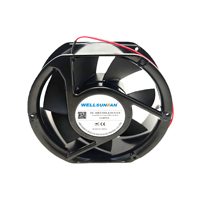 Ventilateur de refroidissement CPU WELLSUNFAN à haut débit d'air, 7 pouces, micro-miniature, DC17251, cadre en aluminium pour boîtier d'ordinateur, refroidisseur CPU fin