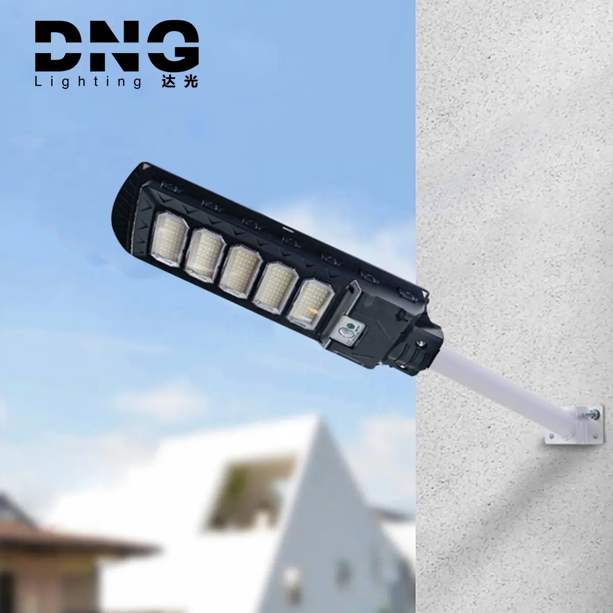 DNG Solar Light Outdoor Motion Sensor Recharge Solar Wall Light Waterproof Emergency Led Light For Street Garden