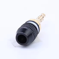 Connecteur de câble audio HiFi plaqué or ABCCABLS avec verrouillage à vis pour amplificateur/récepteur
