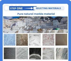 Nouvelle conception de baignoire autoportante isolante thermiquement, en marbre <span class=keywords><strong>naturel</strong></span>, moderne, avec drain pour salle de bain - Product Image 6