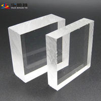 Plaque acrylique transparente HUASHUAITE 3mm 5mm 6mm 15mm 20mm – Prix de gros – Feuille acrylique moulée transparente 3mm