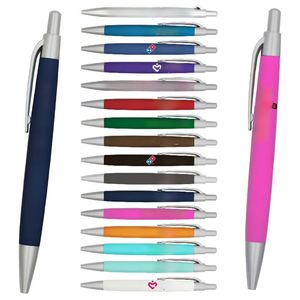 23 Bolígrafos Promocionales de Alta Calidad con Logotipo Personalizado, Impresión de Logotipo, Bolígrafos de Hotel Recubiertos de Goma Baratos - Product Image 1