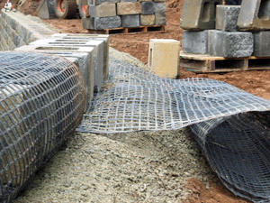 차도 아스팔트 도로 보강용 이축 니트 유리 섬유 지오그리드 50kN-50kN 100kN-100kN 포장도로용 메쉬 - Product Image 5