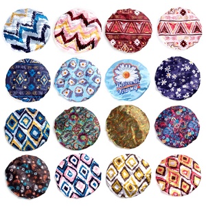 Bonnet de créateur double couche en satin de soie, vente en gros, maman et moi - Product Image 2