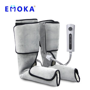 Электрический вибромассажер для ног и бедер EMOKA (производство Китай), с подогревом, таймером, короткий плюшевый материал, для улучшения кровообращения - Product Image 2