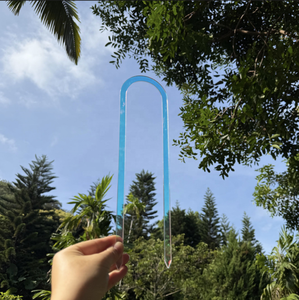 Traliccio Acrilico Piatto a Forma <span class=keywords><strong>di</strong></span> U da 12 Pollici, Colorato Arcobaleno per <span class=keywords><strong>Piante</strong></span> Rampicanti come Hoya e <span class=keywords><strong>Piante</strong></span> da Interno - Product Image 5