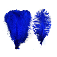 Vente en gros de panaches d'autruche teints blanchis de 18 à 20 pouces pour les décorations de fête Broadway Parties Home Decor Carnaval Costume Décoration