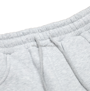 Pantalones Cortos Deportivos de Felpa para Hombre, 100% Algodón, de Alta Calidad, con Cintura Elástica y Estampado, Estilo Holgado - Product Image 5