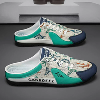 Nouvelles mules d'été pour hommes à bout fermé, style mocassins, tendance, à enfiler, décontractées d'extérieur, en matière synthétique