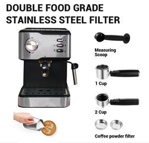 Máquina de café espressco de fábrica 950W 20Bar con tanque de agua de 1.5L Para Caramelo <span class=keywords><strong>macchiato</strong></span> capuchino <span class=keywords><strong>latte</strong></span> Mocha máquina de café con hielo - Product Image 6
