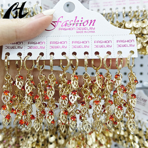 Bông tai tua rua mạ vàng 14K thời trang, thiết kế dài, thích hợp đeo hàng ngày cho nữ - Product Image 2