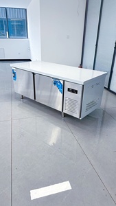 Réfrigérateur de travail sous comptoir en acier inoxydable commercial pour plan de travail multifonctionnel avec congélateur pour cuisine de restaurant - Product Image 3