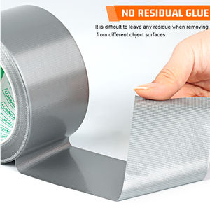 UJANG Low Moq Wholesale Private logo <strong>Adhesive</strong> <strong>Tape</strong> Waterproof Heavy Duty Repair Silver air Conditioner Cloth Duct <strong>Tape</strong> - Product Image 6