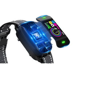 Collare intelligente Anti-cane che abbaia materiale plastico resistente impermeabile Stop fastidio con schermo a colori-prodotto adatto agli animali domestici - Product Image 4