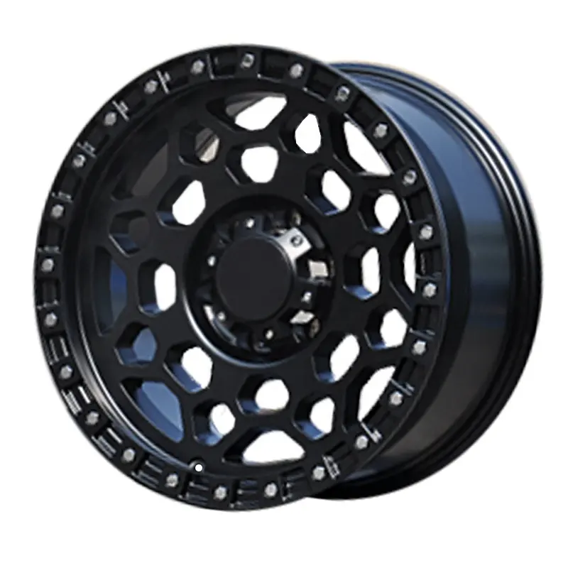 17 inç 18 inç 6x139.7 5x150 6x114.3 5x127 5x1143 18x12 düşük basınç 4x4 gerçek beadlock offroad alaşım jantlar