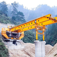 Grúa pórtico lanzadora de vigas prefabricadas de alta resistencia para la construcción de puentes en autopistas