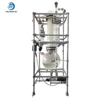 Système de lavage par neutralisation des gaz d'échappement en verre borosilicaté avec colonne d'absorption des gaz
