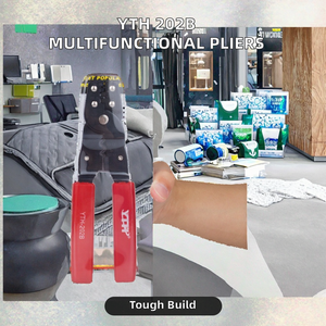 Pinza Multifuncional Mini YTH 202B para Crimpar Terminales y Cableado, Herramienta de Prensado y Pelado con Sistema de Medición Métrico - Product Image 3