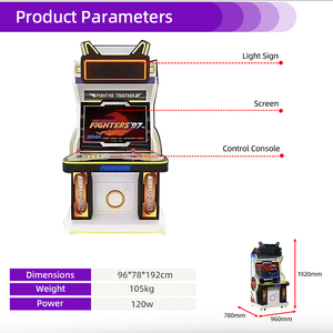 Máquina de juegos que funciona con monedas, nuevo diseño, Street Fighter, sala de atracciones interior, consola de juegos Retro, gabinete de Arcade - Product Image 3