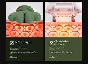 OEM N7 Motor tanpa sikat portabel, memijat getaran panas sentuhan nyata sangat tenang bahu Siaasoo pijat leher - Product Image 6