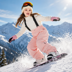 <span class=keywords><strong>Pantalones</strong></span> de Snowboard Holgados <span class=keywords><strong>para</strong></span> Jóvenes - Ropa de Esquí Impermeable 12k con Aislamiento de Algodón de Seda Hilada <span class=keywords><strong>para</strong></span> Frío <span class=keywords><strong>Extremo</strong></span> - Product Image 1