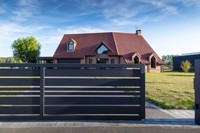 Maison de conception de porte principale en aluminium de fer de luxe simple personnalisé de haute qualité
