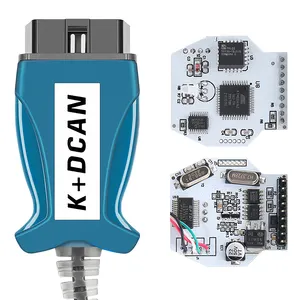 Düğme anahtarı USB arayüzü OBD2 otomotiv tarayıcı araç teşhis kablosu için BMW K DCAN teşhis aracı
