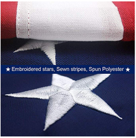 Les fabricants fournissent des drapeaux américains 3x5 drapeaux personnalisés professionnels pour le drapeau américain du Royaume-Uni