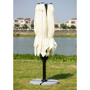 <span class=keywords><strong>Parasol</strong></span> moderne de 2,5 m grand format anti-UV pour jardin extérieur, <span class=keywords><strong>parasol</strong></span> pour restaurant, <span class=keywords><strong>parasol</strong></span> à quatre têtes avec mât central pour mobilier d'extérieur - Product Image 3