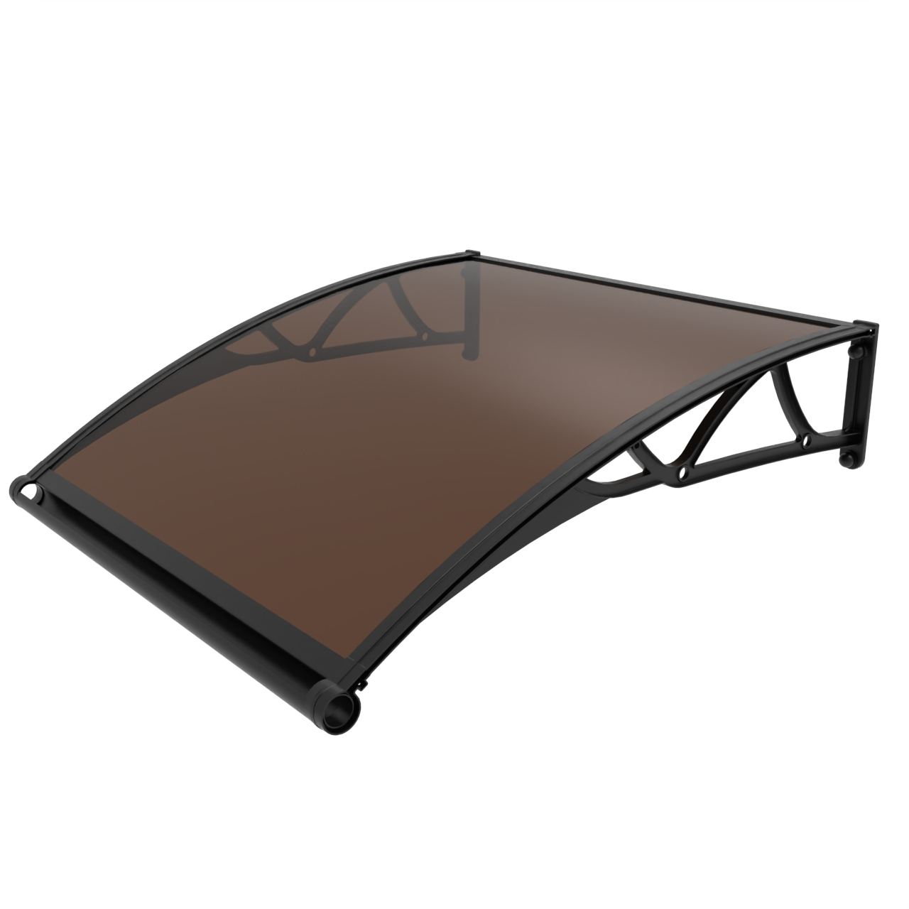 ขายึดสีดำ แผ่นกระดานสีน้ำตาล