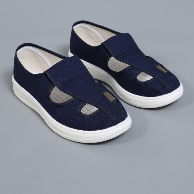 Electronic Factory Cleanroom Work Shoe Grounders ESDDisposable PU Shoes for Foot Protection