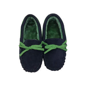 Tout-petits enfants maison chaussures pantoufles avec mousse à mémoire microfibre floue et chaud confortable mocassin mocassins pantoufles - Product Image 5