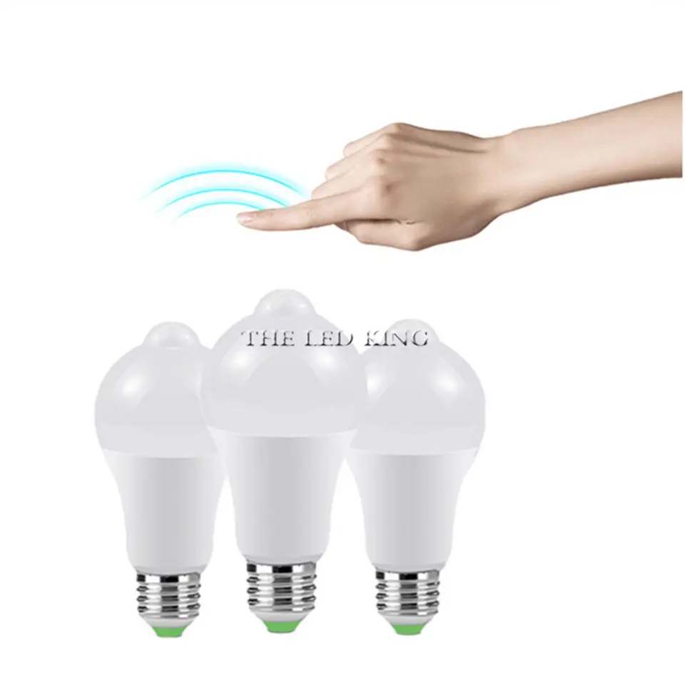 Human Body Movement E27 220V Motion Sensor Automatic ON OFF Sensitive Detector LED Bulb Light