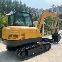 EPA Moteur Kubota 1 tonne 2 tonnes 3.5 tonnes 4 tonnes 6 tonnes Mini machine d'excavatrice compacte à domicile