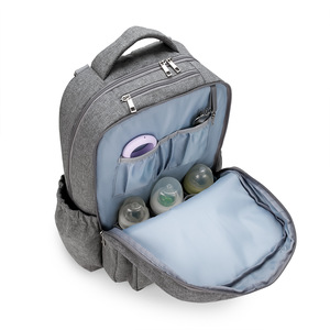 Pratico <span class=keywords><strong>Zaino</strong></span> Multifunzionale <span class=keywords><strong>per</strong></span> Mamme, Borsa da Viaggio <span class=keywords><strong>per</strong></span> Maternità, <span class=keywords><strong>Zaino</strong></span> Impermeabile a Doppio Strato di Grande Capacità - Product Image 5
