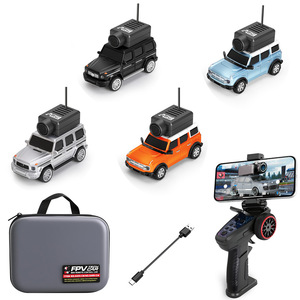 WLtoys 6406 1:64 <span class=keywords><strong>Mini</strong></span> Bronco FPV <span class=keywords><strong>Voiture</strong></span> RC 2.4G pour caméra avec construction métallique, chargeur et télécommande - Product Image 3