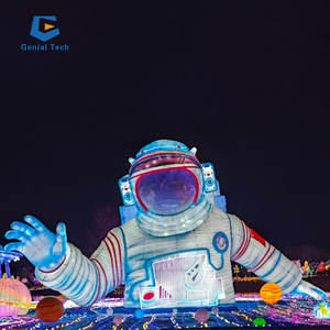 مركز الفضاء مساحة كبيرة ، مهرجان موضوع الحدث فانوس مخصص - Product Image 3