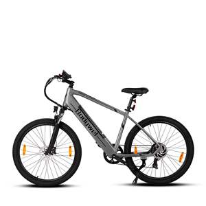 Vélo électrique tout-terrain Bodywel M275 avec batterie intégrée 36V 250W, moteur roue arrière, 10 vitesses, 25 km/h, autonomie 80 km, cadre en aluminium, suspension Bodywel - Product Image 4