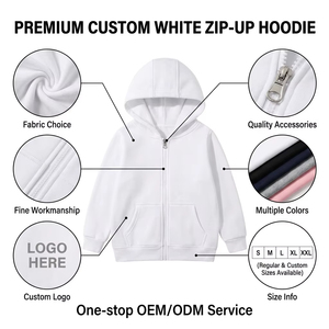 Sudadera con Capucha para Niños, Personalizada, de Alta Calidad, 100% Algodón, Lavado Ácido, Color Sólido, <span class=keywords><strong>Ropa</strong></span> Infantil de Invierno - Product Image 2