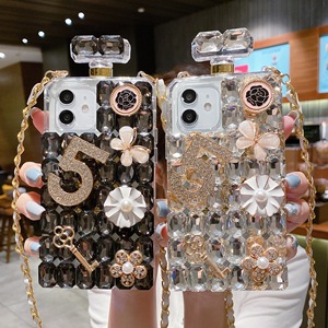 Funda de Lujo para Teléfono Celular con Diamantes y Correa de Metal para <span class=keywords><strong>Apple</strong></span> <span class=keywords><strong>13</strong></span> Pro Max, MOQ Bajo - Product Image 1