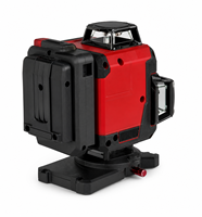 Niveau laser 3D Milwaukee 16 lignes rechargeable, niveau laser croisé pour intérieur et extérieur, outil de nivellement pour la construction