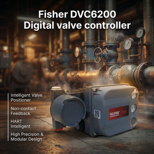Contrôleur intelligent numérique FIELDVUE HART DVC6200 avec électrovanne à 2 voies - Product Image 2